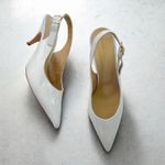 KHAITE River Slingback 75 Pump in White Size 10 Photo 1