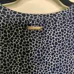 Michael Michael Kors Blue Giraffe Print T Shirt Dress Ruched Side Sz XL Photo 9