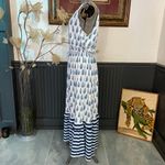 Cabana Life Delray Coverluxe‎ Pockets Tie Waist Maxi Dress Blue Sz Large 💚🎀 Photo 6