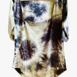 Socialite  Curve Plus Tie Dye Tee Bodysuit  Office Date Party Ombre  Plus SZ 1X Photo 0