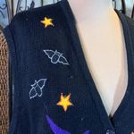 Bobbie & Brooks Vintage Bobbie Brooks Halloween Witch Themed Black Vest Size 26W/28W Photo 3
