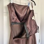 Ann Taylor Brown Celebrations by Strapless Dress Size 6 Photo 5