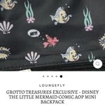 Disney GROTTO TREASURES EXCLUSIVE -  THE‎ LITTLE MERMAID COMIC AOP MINI BACKPACK Photo 7