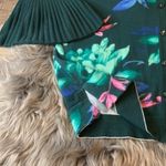 Isaac Mizrahi Live floral ruffle bell sleeve cardigan sweater fine knit S Photo 6