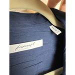 Foxcroft  Navy Sloane Crinkle Mini Dress Sz. XS Photo 4