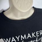 SheIn Women’s Waymaker Spiritual casual short sleeve Shirt SMALL Photo 4