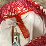 SKIMS  Logo Plush Red Pointelle Lounge Set Henley Top and Pants Photo 8