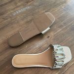 Abound Abalaine-Pu Gold Metallic Slides Sz 11 Brand New Photo 7