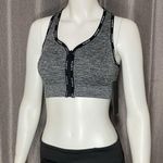 Bebe Sport Women's Front Zip Mini Logo Sports Bra Photo 3