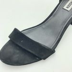 Steve Madden Irenee Black Suede Ankle Strap Block Heel Size 10 Photo 6