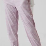 Athleta  Brooklyn Camo Jogger Light Purple Lavender Pull On Stripe Size 6 Photo 0