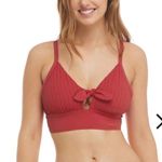 Body Glove Bikini top SENSES OLIVIA TRIANGLE front/back tie CHERRY Size D Cup Photo 0