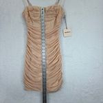 superdown  Mini Dress Bodycon Ruched Spaghetti‎ Strap Party Clubwear NWT Photo 3