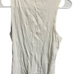 A New Day  Womens Sleeveless White Ribbed Tank Top Size S Photo 0