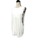 Articles of Society  M White Built-In Bra Tank Top Minimalist Sleeveless NWT Photo 3