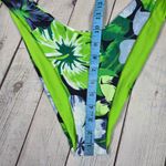 Aerie  Cheekier Plus Bikini Bottoms Tropical Floral Print Green Blue XL Photo 7