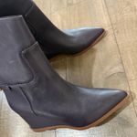 Franco Sarto Purple Etta Pointed Toe Wedge Booties Ankle Boots Size 5.5M Western Photo 13