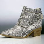 Fergalicious Malaki Snakeskin Ankle Boots Photo 0