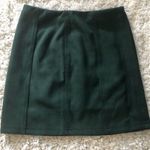 Wild Honey Green suede mini skirt Photo 1