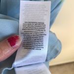 Ralph Lauren Dress Summer Sleeveless Floral Light Blue Button Top Size 12 Photo 6