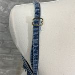 Pilcro Dark Denim Bustier Crop Top Blue Size 8 Photo 4