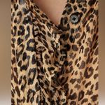 J.Crew  Women’s Ruffle Button-up Shirt in Leopard-Print  Size 4 NWT #CF437 Photo 3