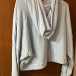 Adidas  Cropped Sweatshirt Blue Photo 2