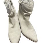Women's White Ankle Boots Size 10 Photo 1