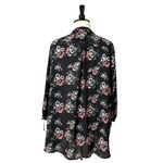 Joan Rivers Women’s Popover Top Split Neck Tab 3/4 Sleeves Floral Size 28W Plus Photo 3