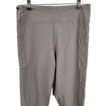 Johnny Was Calme Leggings Gray Pockets Workout Stretch Gym Active Lounge XL Photo 1