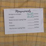 Bogner Womens Suit Vest Yellow Blue Linen Wool Tie Back Sleeveless Buttons 6 Photo 7