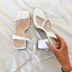 white heels Size 9.5 Photo 1