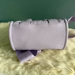 Betsey Johnson  Xorainq Mini Lavender Heart Tote Purse Photo 6