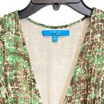 Derek Lam Women’s  Green XS Sleeveless Maxi Animal Print Dress Photo 3