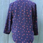 Draper James Purple Hampton Wrap 3/4 Sleeve Top 8 Photo 2