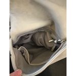 Free People Crossbody Bag Purse Gray Flap‎ Closure Silver Accent Zippers Casual Photo 9