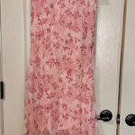 Studio Y  Pink Floral Midi Dress Photo 0