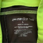 Marika Black and Neon Green Capris Leggings Size L Photo 2