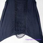 Allegra K New! Gothic Skull Backless T-Shirt black, Hollow Tassel, size S Photo 10