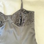 Betsey Johnson Y2K  Womens Top Sz XS Black Satin Corset-Style Sequin Gothic Edgy Photo 11