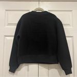 Everlane The Renew Fleece Oversized Crew Black Womens Size XXS Photo 1