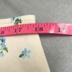 We Wore What Revolve  Ivory Blue Floral Cut Out Belted Mini Denim Skirt Large NWT Photo 12