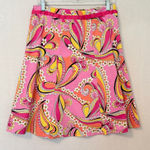 Vintage Bamboo Traders Floral Paisley Print Skirt Sz‎ 8 Cottagecore Hippie Retro Pink Photo 0