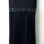 Laundry by Shelli Segal Silk Pleated Dress Black Photo 1