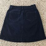 Brandy Melville Corduroy Mini Skirt in Navy Photo 1