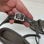 Roger Vivier Metallic Silver strap summer heel sandals size 42 US 11 Photo 3