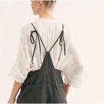 Free People Natural Sights Linen Shortall  size m Photo 3