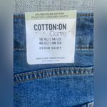 Cotton On  Curvy Denim Mini Skirt - Size 14 NWT Photo 5