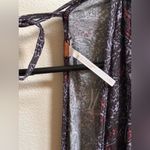 Free People NEW Universal Surplice Jumpsuit Night Combo Purple Paisley Women’s L Photo 7