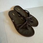 Teva Mush Olowahu Brown Strappy Flip Flop Thong Sandal Womens 11 Summer Photo 0